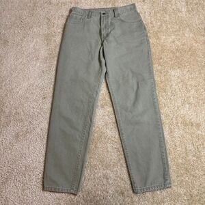 VTG Y2K Levi's 550 Jeans Womens 8M Green Relaxed Fit Tapered Leg High Rise